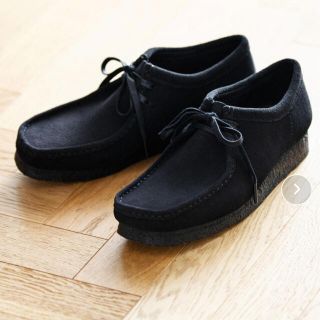 クラークス(Clarks)のclarks wallabee black 26.5cm(スリッポン/モカシン)