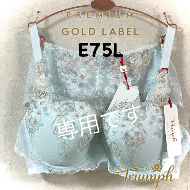 トリンプ プレミアム E75/L 天使のブラ スリムライン 薔薇