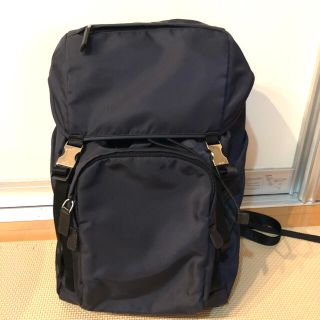 プラダ(PRADA)のプラダ　バックパック　2VZ135 国内正規品　ネイビー(バッグパック/リュック)