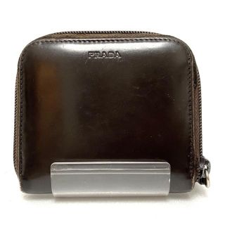 プラダ(PRADA)のプラダ 2つ折り財布 - ダークブラウン(財布)