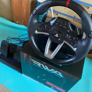 プレイステーション4(PlayStation4)のRACING WHEEL APEX ホリ ハンドルコントローラ ps4(PC周辺機器)