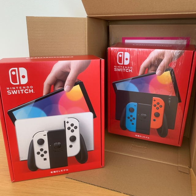【新品未開封】Nintendo Switch 本体 有機ELモデル 2台 セット