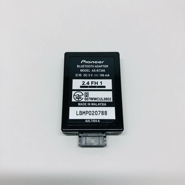 Pioneer(パイオニア)のPioneer Bluetooth ADAPTER AS-BT200 スマホ/家電/カメラのオーディオ機器(その他)の商品写真