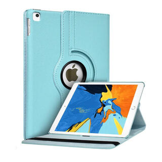 iPad mini6 2021 ケース 360度回転保護ケース カバーブルー(iPadケース)
