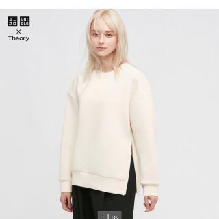 セオリー(theory)のタグ付き新品未使用 ユニクロ×セオリー スウェット M(トレーナー/スウェット)