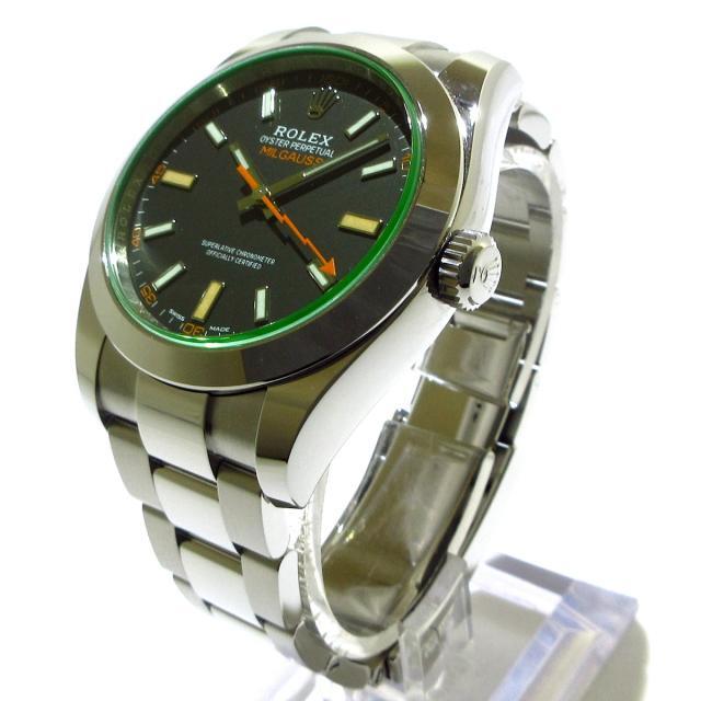 ROLEX(ロレックス)のロレックス 腕時計新品同様  ミルガウス 黒 メンズの時計(その他)の商品写真