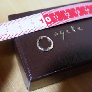 アガット フープイヤリング イヤリングの通販 33点 | ageteの
