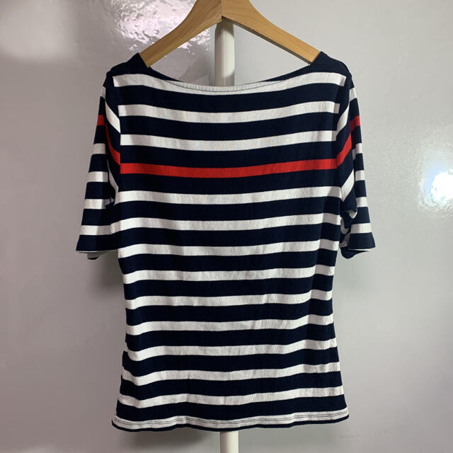 TOMMY HILFIGER(トミーヒルフィガー)のtommy hilfiger Tシャツ S-M ボーダー　品番3 レディースのトップス(Tシャツ(半袖/袖なし))の商品写真