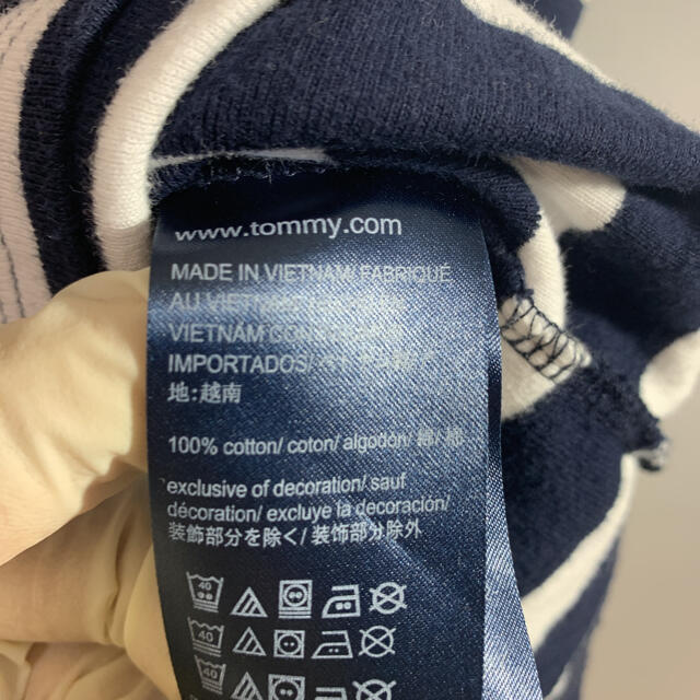 TOMMY HILFIGER(トミーヒルフィガー)のtommy hilfiger Tシャツ S-M ボーダー　品番3 レディースのトップス(Tシャツ(半袖/袖なし))の商品写真