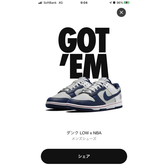 NIKE ダンクlow NBA