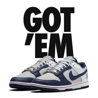 ナイキ(NIKE)のNIKEダンクLOW NBA  Nets(スニーカー)