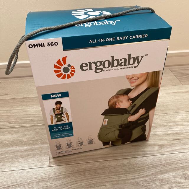 Ergobaby(エルゴベビー)の正規品 エルゴ 抱っこ紐 OMNI360 カーキ エルゴベビー ergobaby キッズ/ベビー/マタニティの外出/移動用品(抱っこひも/おんぶひも)の商品写真