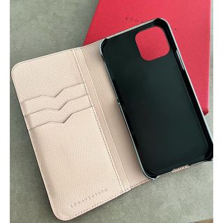 【美品】サクラ×グレージュ iPhone 12Pro ボナベンチュラ(iPhoneケース)