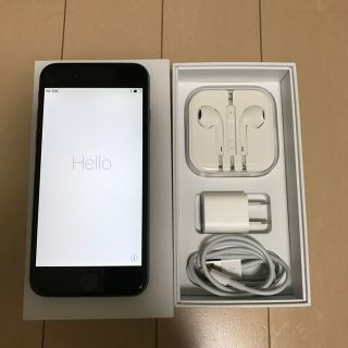 アップル(Apple)のiPhone6 64GB スペースグレイ ソフトバンク(スマートフォン本体)