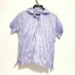 プリーツプリーズイッセイミヤケ(PLEATS PLEASE ISSEY MIYAKE)のプリーツプリーズ 半袖ポロシャツ 3 L -(ポロシャツ)