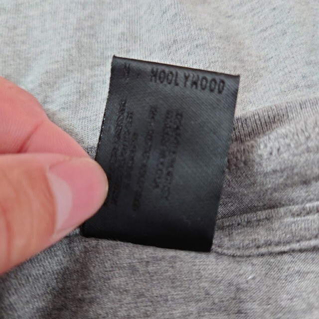 N.HOOLYWOOD(エヌハリウッド)のN.HARRYWOOD エネハリ 半袖 Tシャツ インナー 無地 グレー 灰色  メンズのトップス(Tシャツ/カットソー(半袖/袖なし))の商品写真