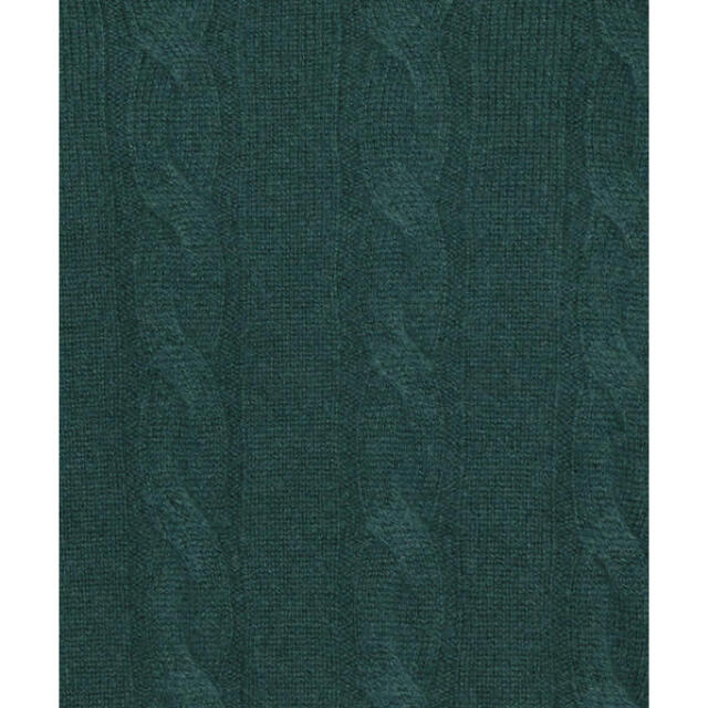 UNITED ARROWS green label relaxing(ユナイテッドアローズグリーンレーベルリラクシング)の定価16500円 グリーンレーベルリラクシング カシミヤケーブルクルーニット M メンズのトップス(ニット/セーター)の商品写真