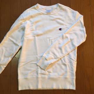 チャンピオン(Champion)の☆美品☆ チャンピオン スウェットシャツ ホワイト  S(スウェット)