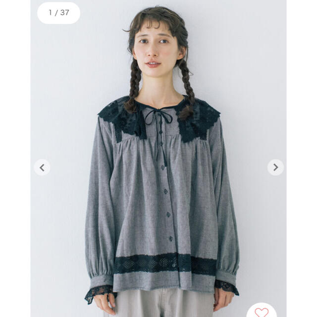 SM2 - sm2 kazumiさんコラボ 前後着レースブラウス 新品の通販 by ...