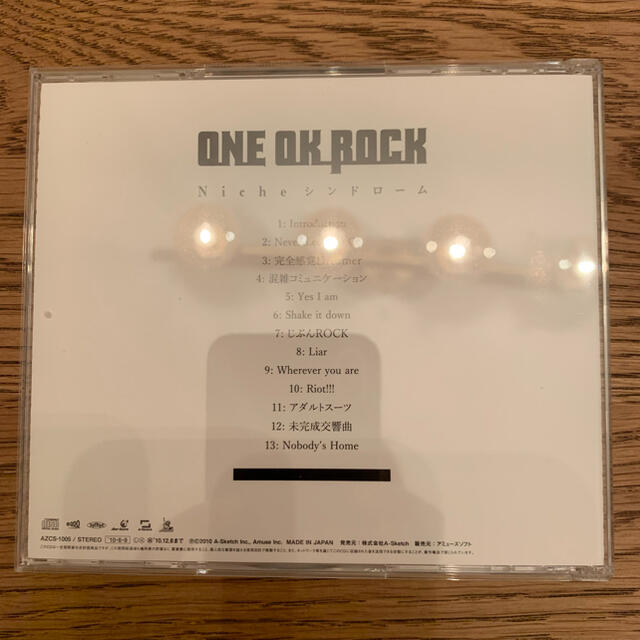 nicheシンドローム　ONE OK ROCK  エンタメ/ホビーのCD(ポップス/ロック(邦楽))の商品写真