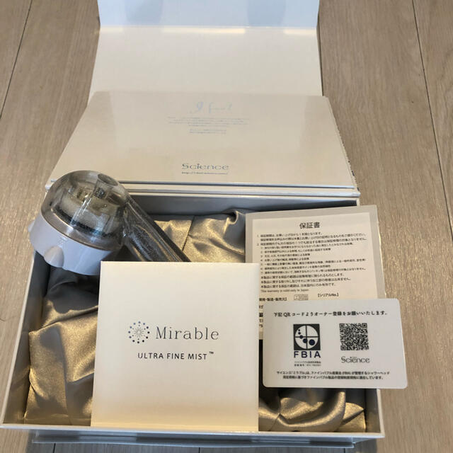 正規品 Mirable science ミラブルプラス シャワーヘッドバスグッズ