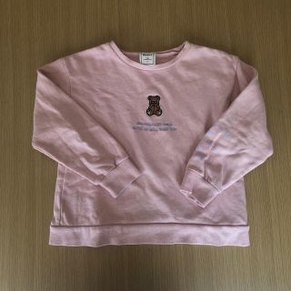 シマムラ(しまむら)の女の子長袖裏起毛トレーナー　120cm(Tシャツ/カットソー)