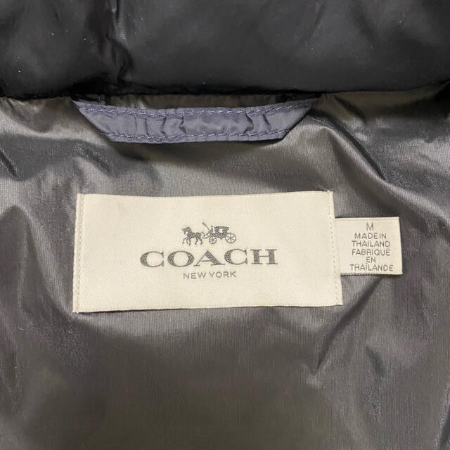 COACH(コーチ)のコーチ　coach ロングダウンコート　ネイビー レディースのジャケット/アウター(ダウンコート)の商品写真