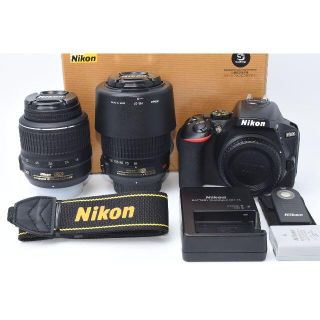 ニコン(Nikon)の★美品★ Nikon D5600 ダブルレンズセット(デジタル一眼)