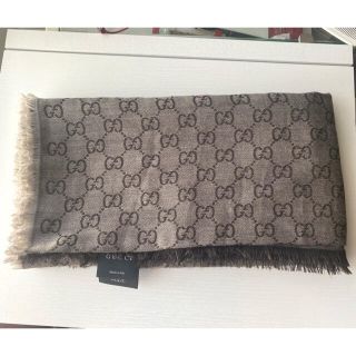 グッチ(Gucci)の【 最終お値下げです。】GUCCI グッチ ストール 大判 モノグラム (新品)(マフラー/ショール)