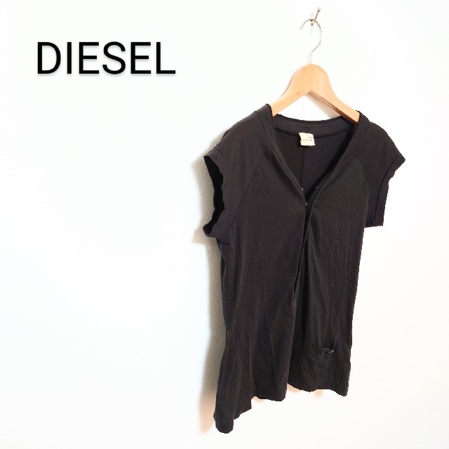 DIESEL(ディーゼル)の◇DIESEL ヘンリーネックTシャツ カットソー メンズのトップス(Tシャツ/カットソー(半袖/袖なし))の商品写真