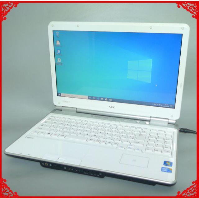 ホワイト ノートpc LL750CS6W 4GB 640GB 無線無Bluetooth