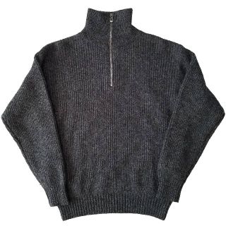 フレッドペリー(FRED PERRY)のFRED PERRY Half-Zip 月桂樹刺繍入り ハイネックPO セーター(ニット/セーター)