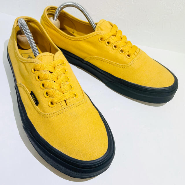 VANS/バンズ★オーセンティック★イエロー/マスタード/黄×黒★26.0cm 3