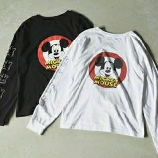 ロデオクラウンズ(RODEO CROWNS)のミッキープリント　ロンT(Tシャツ(長袖/七分))