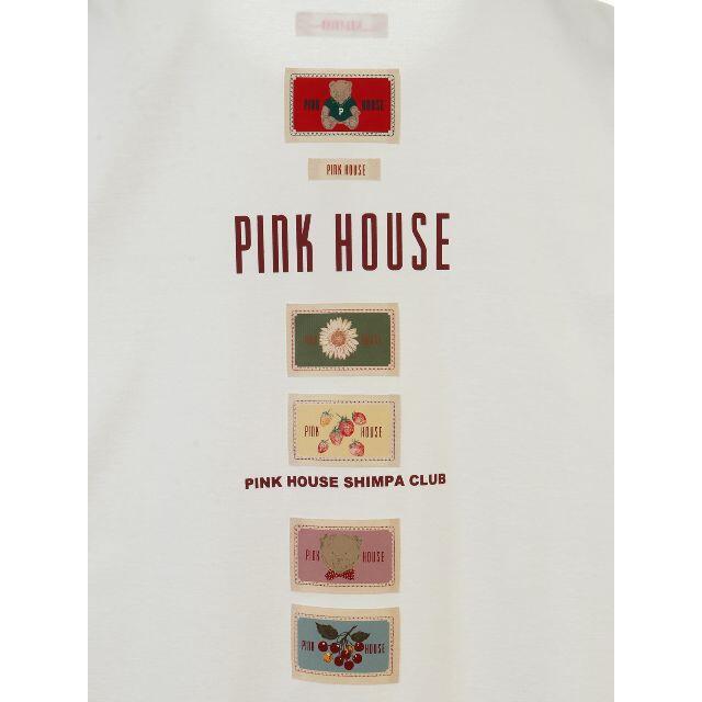 PINK HOUSE(ピンクハウス)のピンクハウス🌸バックロゴ＆ネーム使いカットソー🌸 レディースのトップス(カットソー(長袖/七分))の商品写真