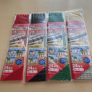 【結束バンド】24本入り　6本x4シート　4個(日用品/生活雑貨)