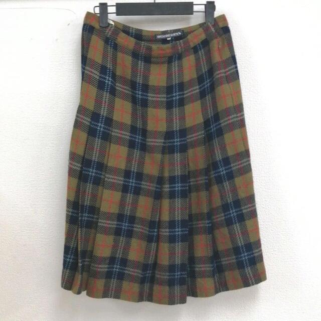 BURBERRY(バーバリー)のvintage burberry wool skirt クリーニング済　aj レディースのスカート(ひざ丈スカート)の商品写真