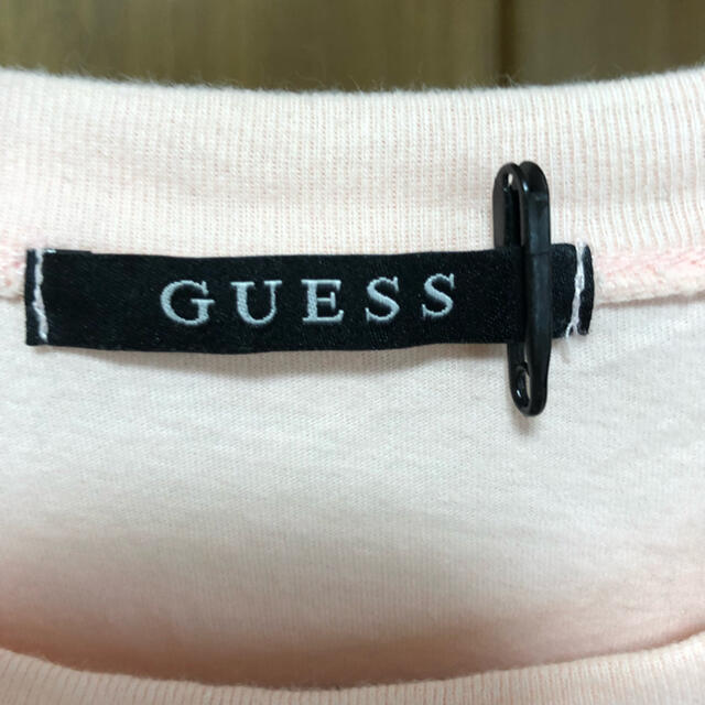 GUESS(ゲス)の【GUESS】ゲス Tシャツ ピンク レディース レディースのトップス(Tシャツ(半袖/袖なし))の商品写真