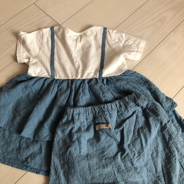 キムラタン(キムラタン)のリリーアイボリー　Lily ivory セットアップ キッズ/ベビー/マタニティのキッズ服女の子用(90cm~)(ワンピース)の商品写真