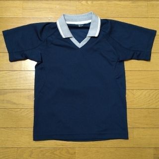 ユニクロ(UNIQLO)の130　メッシュ半袖シャツ　襟付き(Tシャツ/カットソー)