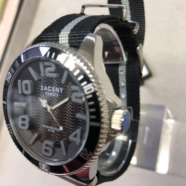 SACSNY Y'SACCS(サクスニーイザック)のサクスニーイザック ダイバーズ メンズ20気圧防水 メンズの時計(腕時計(アナログ))の商品写真