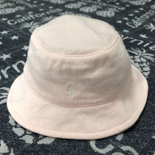 ラルフローレン(Ralph Lauren)のラルフローレン  ハット　帽子　46センチ　ピンク(帽子)