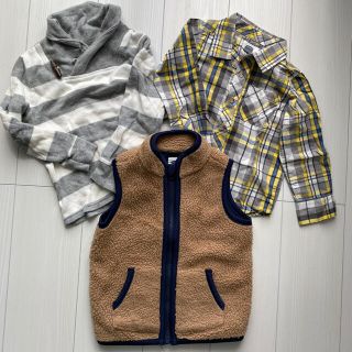 オールドネイビー(Old Navy)の【3点セット】110cm/4T オールドネイビー　OLDNAVY 男の子用　秋冬(Tシャツ/カットソー)