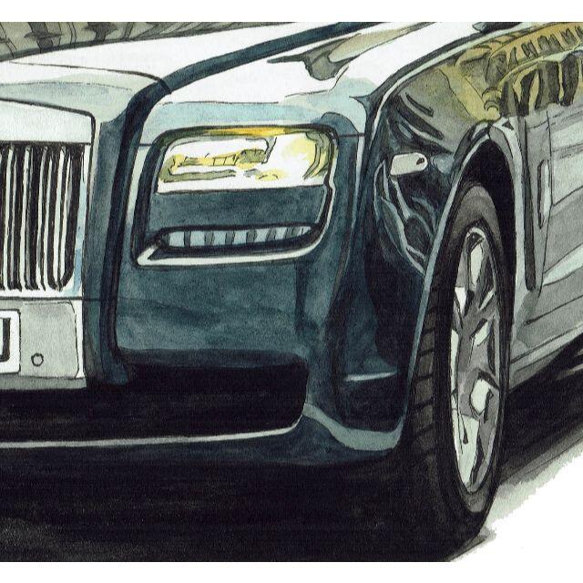 GC-1838 Bently/RollsRoyce限定版画サイン額装作家平右ヱ門 エンタメ/ホビーの美術品/アンティーク(版画)の商品写真