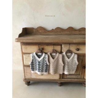 韓国子供服 the lala knit vest(ニット)