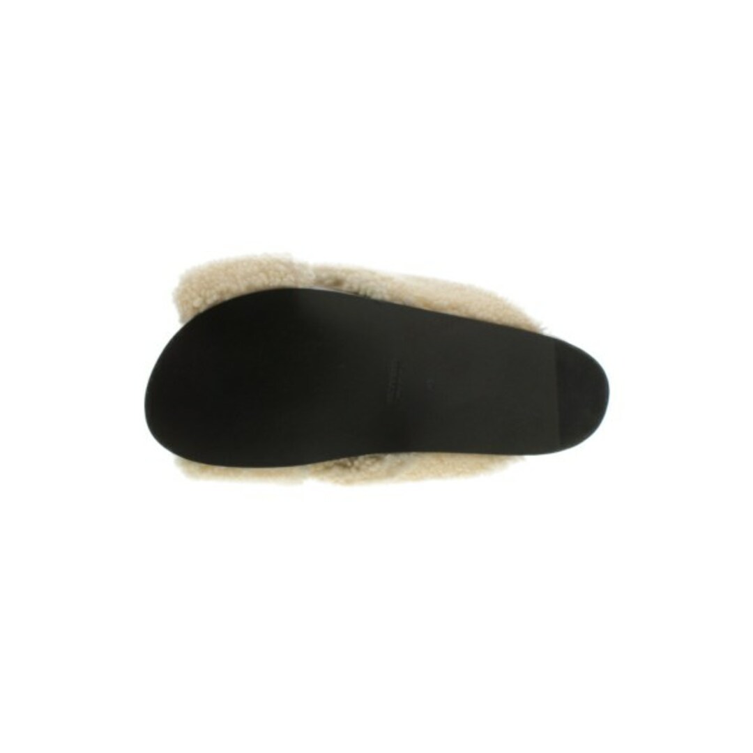 JIL SANDER ジルサンダー サンダル 41(26cm位) ベージュx黒 - サンダル