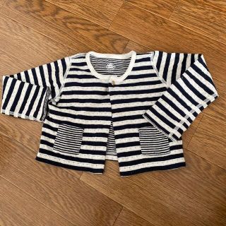 プチバトー(PETIT BATEAU)のプチバトー　カーディガン(カーディガン/ボレロ)