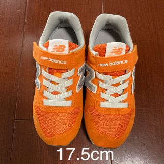 ニューバランス(New Balance)のニューバランス キッズ スニーカー996   17.5  オレンジ(スニーカー)