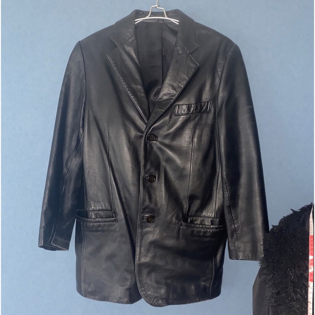 JOHN LAWRENCE SULLIVAN(ジョンローレンスサリバン)の80s leather tailored jacket メンズのジャケット/アウター(テーラードジャケット)の商品写真