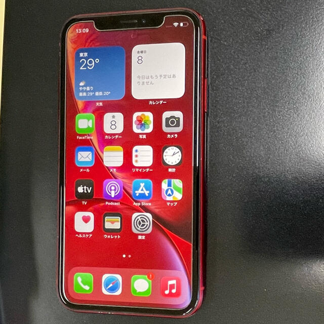 iPhone XR 64GB red simロック解除済